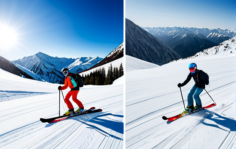 Okay, here are two Stable Diffusion XL image prompts based on the provided ski destination information, adhering to all safety and content guidelines: