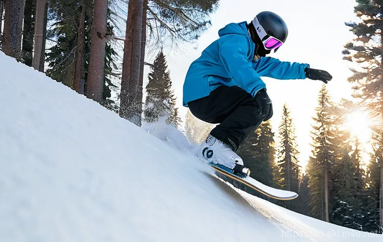 스노우보드 레일 활용법 - **Prompt for a Beginner Snowboarder on a Flat Box:**
    A young male snowboarder, approximately 16-...