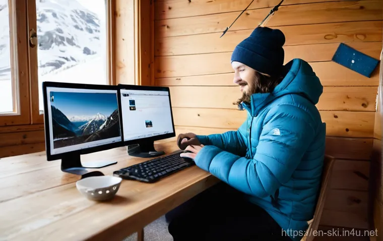 스노우보드 커뮤니티 활용법 - **Prompt:** A diverse group of five snowboarders, aged 20s to 30s, bundled up in colorful, modern wi...