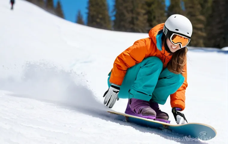 스노우보드 초보자 Q A - **Image Prompt: First Snowboard Shop Visit**
    "A young adult, male or female, with a slightly ove...